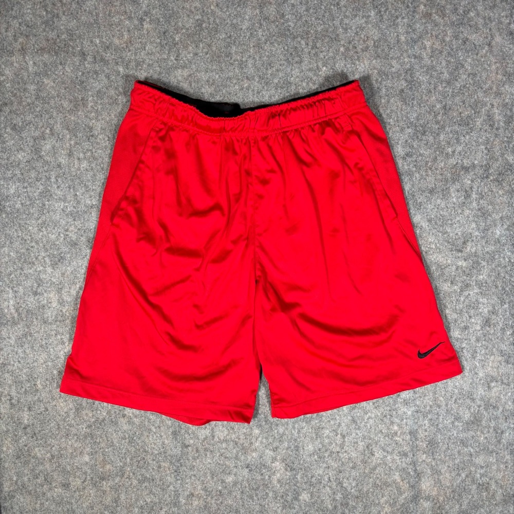 Nike Dri-FIT Basketball Shorts Mens Large Red 833265-658 Standard Fit Athletic